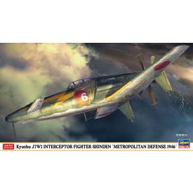   Hasegawa Kyushu J7W1 Interceptor Fighter Shinden 'Metrolpolitan Defense 1946' makett
