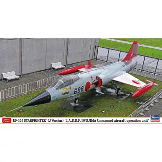   Hasegawa UF-104 Starfighter (J Version) - 'J.A.S.D.F. Iwojima Unmanned Aircraft Operation Unit' - katonai repülő makett