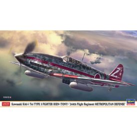   Hasegawa Kawasaki Ki61-I Tei Type 3 Fighter Hien (Tony) '244th Flight Regiment Metropolitan Defense' makett