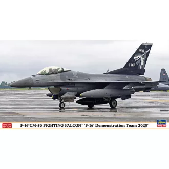   Hasegawa Lockheed Martin F-16 CM-50 Fighting Falcon - F-16 Demonstration Team 2025 - katonai repülő makett