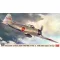 Hasegawa Mitsubishi A6M2b Zero Fighter Type 21 - Zuikaku Flying Group - katonai repülő makett