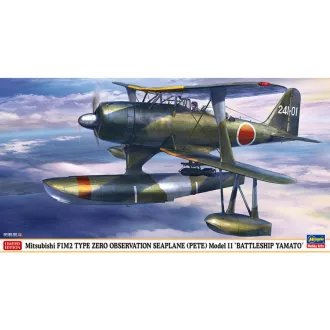   Hasegawa Mitsubishi F1M2 Type Zero Observation Seaplane (Pete) Model 11 'Battleship Yamato' - katonai repülő makett