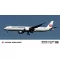 Hasegawa JAL B777-300 (New Marking) - polgári repülő makett