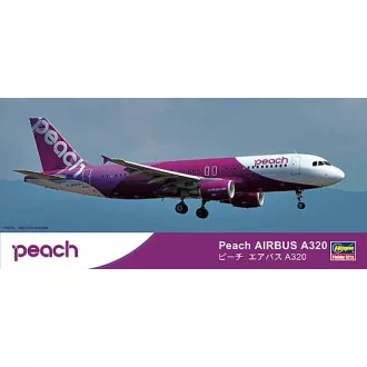   Hasegawa Peach Aviation Airbus A320 - polgári repülő makett