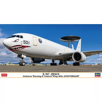   Hasegawa Boeing E-767 AWACS 'Airborne Warning & Control Wing 40th Anniversary' - katonai repülő makett
