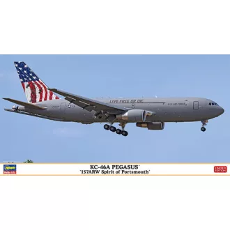   Hasegawa KC-46A Pegasus '157ARW Spirit Of Portsmouth' makett