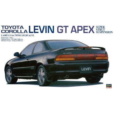 Hasegawa Toyota Corolla Levin GT Apex makett