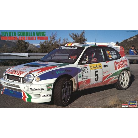 Hasegawa Toyota Corolla WRC 1998 Monte Carlo Rally Winner makett