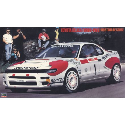 Hasegawa Toyota Celica Turbo 4WD ST185 WRC '92 C. Sainz makett