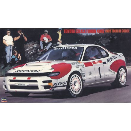 Hasegawa Toyota Celica Turbo 4WD ST185 WRC '92 C. Sainz makett
