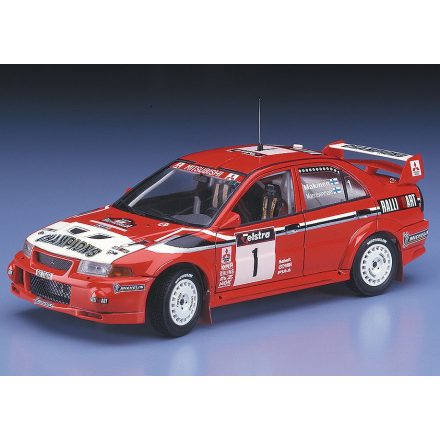 Hasegawa Mitsubishi Lancer Evolution VI 1999 WRC makett