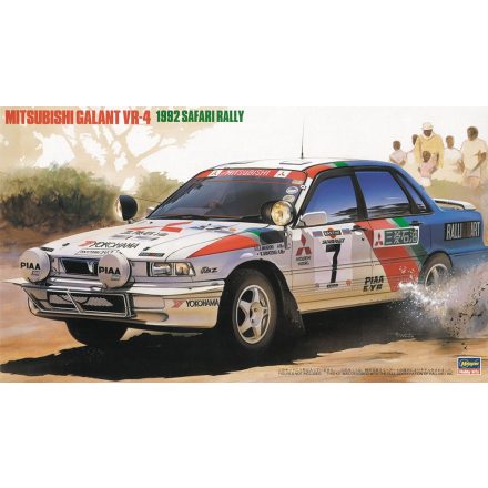 Hasegawa Mitsubishi Galant VR-4 1992 Safari Rally makett