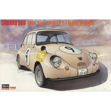 Hasegawa Subaru 360 1964 2nd Japan GP T-I Class Winner makett