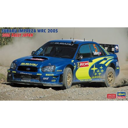 Hasegawa Subaru Impreza WRC 2005 Rally Japan makett