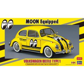 Hasegawa Volkswagen Beetle Type 1 Moon Equip makett