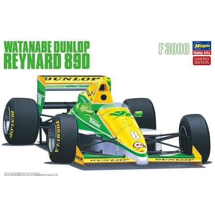 Hasegawa Watanabe Dunlop Reynard 89D makett