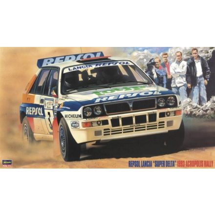 Hasegawa Repsol Lancia Super Delta 1993 Acropolis Rally makett
