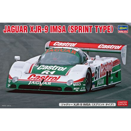 Hasegawa Jaguar XJR-9 IMSA (Sprint Type) makett