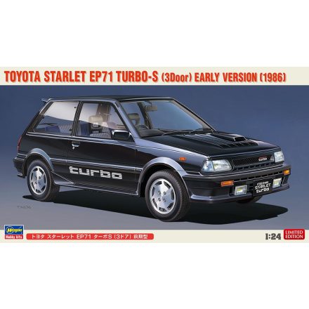 Hasegawa Toyota Starlet EP71 Turbo-S makett