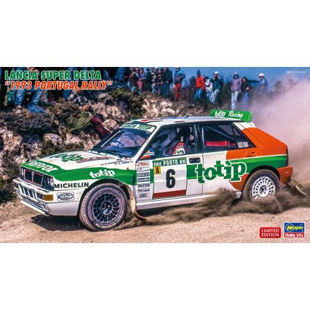 Hasegawa Lancia Super Delta "1993 Portugal Rally" makett
