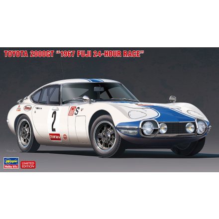 Hasegawa Toyota 2000GT "1967 Fuji 24-hour Race" makett