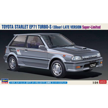 Hasegawa Toyota Starlet EP71 Turbo-S (3Door) Late Version Super-Limited makett