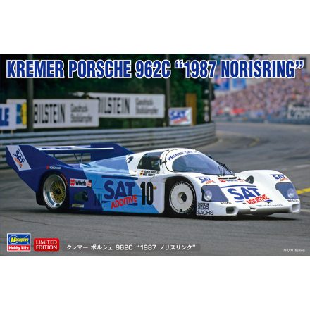 Hasegawa Kremer Porsche 962C "1987 Norisring" makett