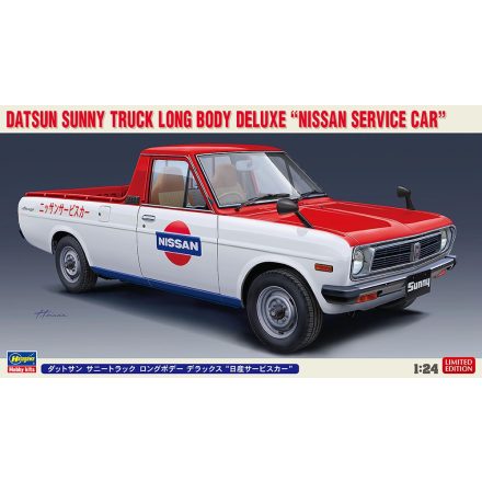 Hasegawa Datsun Sunny Truck Long Body Deluxe "Nissan Service Car" makett