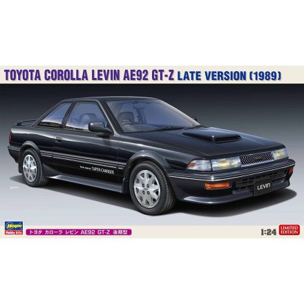Hasegawa Toyota Corolla Levin AE92 GT-Z Late Version (1989) makett