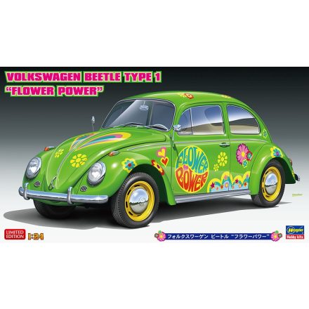 Hasegawa Volkswagen Beetle Type 1 "Flower Power" makett