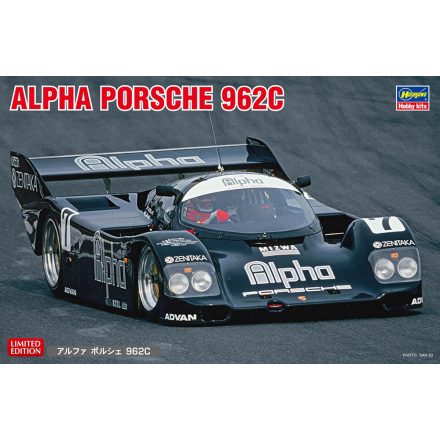 Hasegawa Alpha Porsche 962C makett