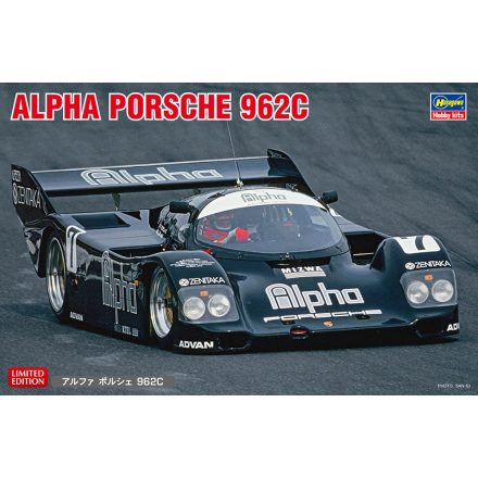Hasegawa Alpha Porsche 962C makett