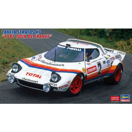 Hasegawa Lancia Stratos HF "1981 Tour De France" makett