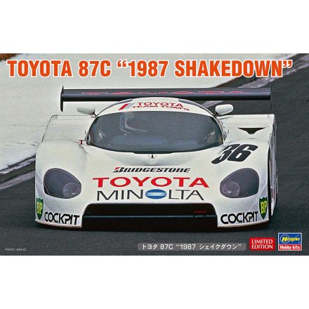 Hasegawa Toyota 87C "1987 Shakedown" makett