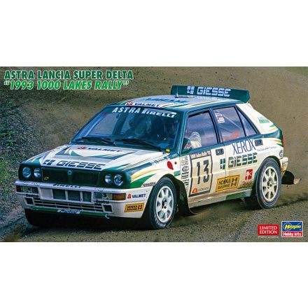Hasegawa Astra Lancia Super Delta "1993 1000 Lakes Rally" makett