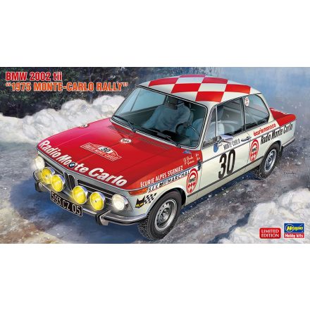 Hasegawa BMW 2002 tii "1975 Monte-Carlo Rally" makett
