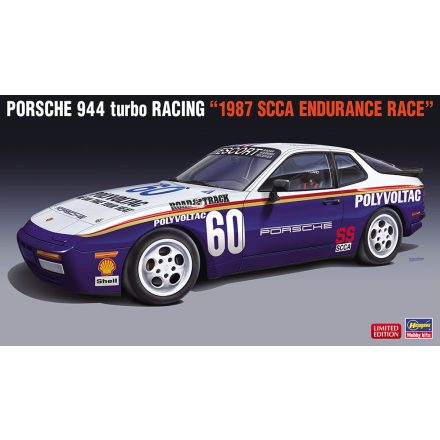 Hasegawa Porsche 944 Turbo Racing "1987 SCCA Endurance Race" makett