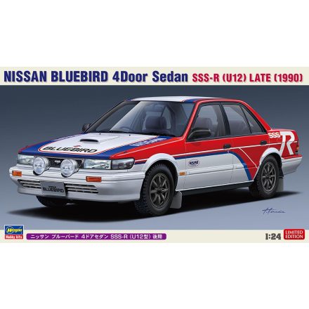 Hasegawa Nissan Bluebird 4Door Sedan SSS-R (U12) Late 1990 makett