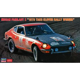   Hasegawa Nissan Fairlady Z "1973 Tacs Clover Rally Winner" makett