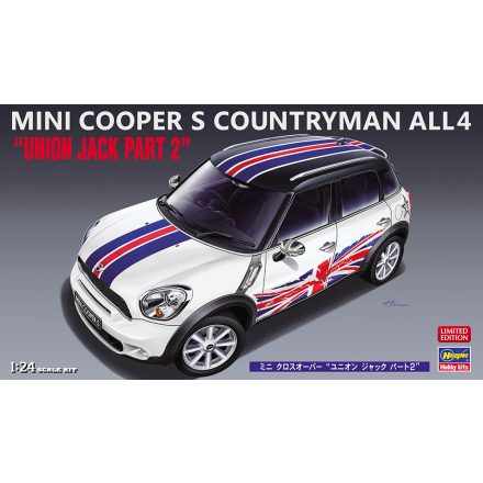Hasegawa Mini Cooper S Countryman ALL4 "Union Jack Part 2" makett