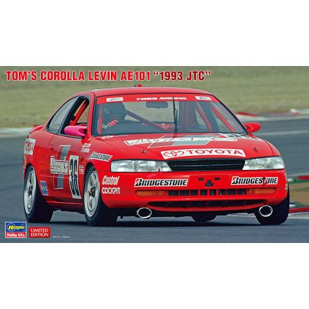 Hasegawa Tom's Corolla Levin AE101 "1993 JTC" makett