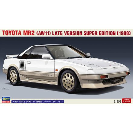 Hasegawa Toyota MR2 (AW11) Late Version Super Edition (1988) makett
