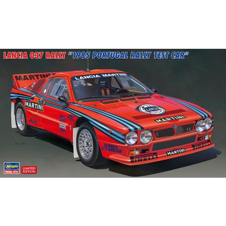 Hasegawa Lancia 037 Rally '1985 Portugal Rally Test Car' makett