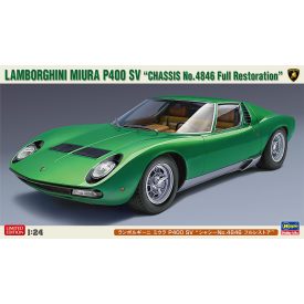   Hasegawa Lamborghini Miura P400 SV “Chassis No.4846 - Full Restore” makett