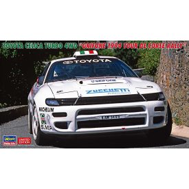   Hasegawa Toyota Celica Turbo 4WD - Grifone 1994 Tour De Corse Rally makett