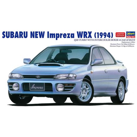 Hasegawa Subaru New Impreza WRX (1994) makett