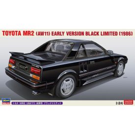   Hasegawa Toyota MR2 (AW11) Early Version Black Limited Edition (1986) makett
