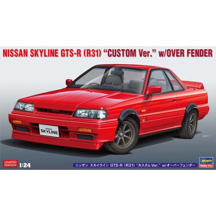 Hasegawa Nissan Skyline GTS-R (R31) Custiom Version with Over Fender makett
