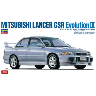 Hasegawa Mitsubishi Lancer GSR Evolution III - autó makett