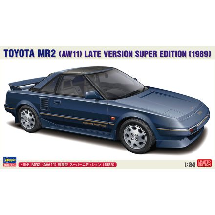 Hasegawa Toyota MR2 (AW11) Late Version Super Edition (1989) makett